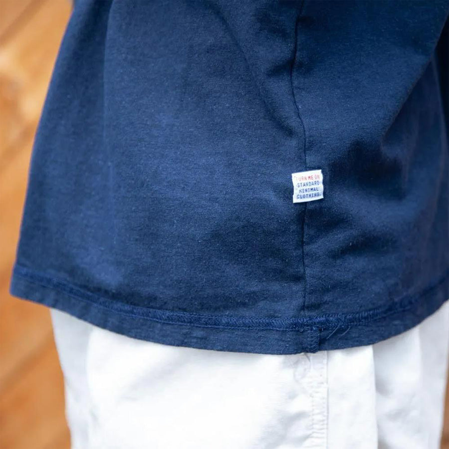 TURN ME ON(ターンミーオン) / 半袖 ドロップショルダーT / ヘンプコットン ドロップショルダーTEE - NAVY / 125-591 / メンズ