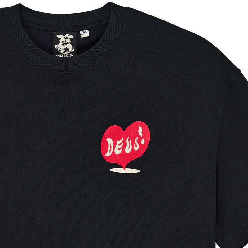 DEUS EX MACHINA ( デウスエクスマキナ ) / 半袖 Tシャツ / DEEP CUT TEE - BLACK / DMP251188 / メンズ