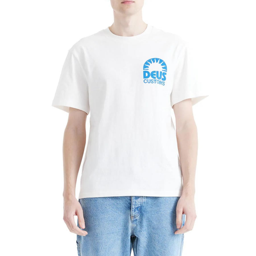 DEUS EX MACHINA ( デウスエクスマキナ ) / 半袖 Tシャツ / MELODIES TEE - VINTAGE WHITE / DMP251185 / メンズ