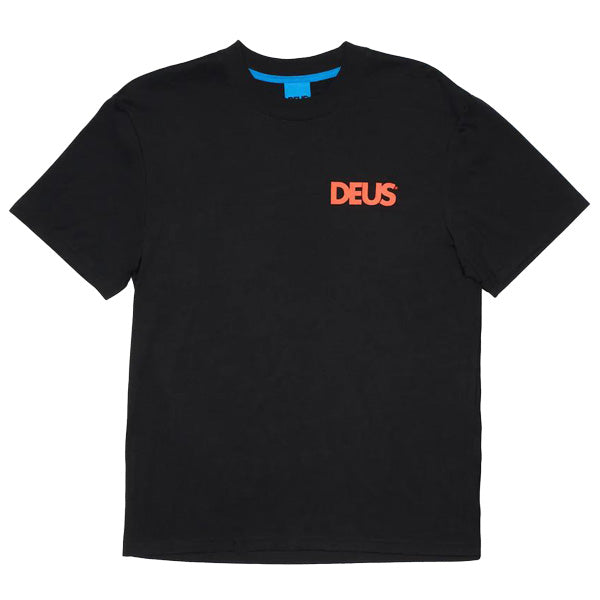 DEUS EX MACHINA ( デウスエクスマキナ ) / 半袖 Tシャツ / CANGGU SURF ADDRESS TEE - BLACK / DMP251000D / メンズ