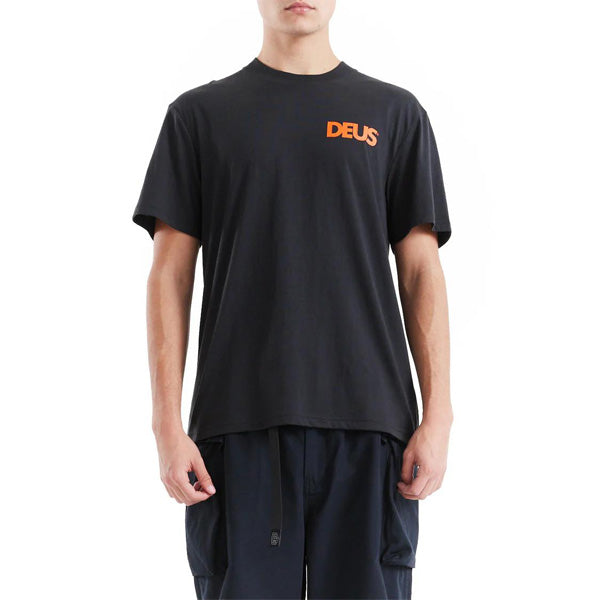 DEUS EX MACHINA ( デウスエクスマキナ ) / 半袖 Tシャツ / CANGGU SURF ADDRESS TEE - BLACK / DMP251000D / メンズ