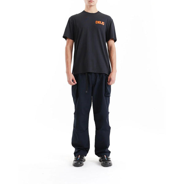 DEUS EX MACHINA ( デウスエクスマキナ ) / 半袖 Tシャツ / CANGGU SURF ADDRESS TEE - BLACK / DMP251000D / メンズ