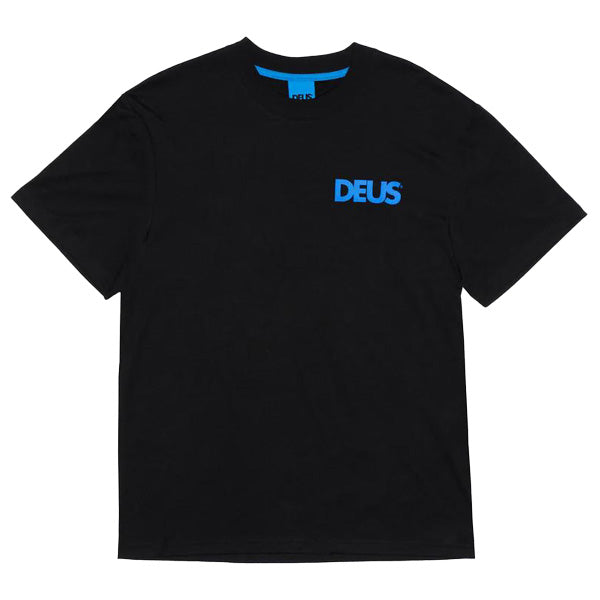 DEUS EX MACHINA ( デウスエクスマキナ ) / 半袖 Tシャツ / BIARRITZ SURF ADDRESS TEE - BLACK / DMP251000A / メンズ
