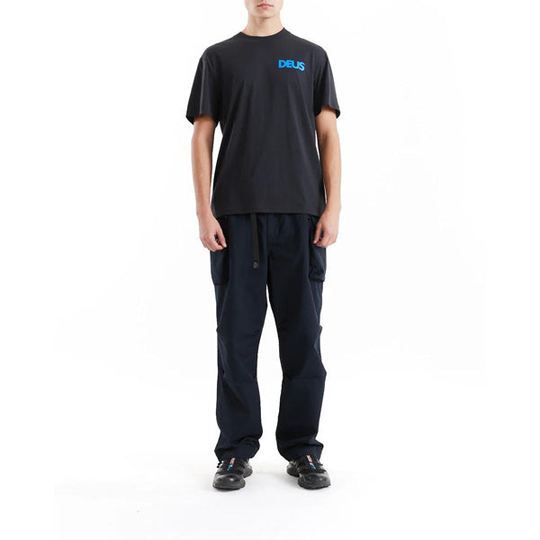 DEUS EX MACHINA ( デウスエクスマキナ ) / 半袖 Tシャツ / BIARRITZ SURF ADDRESS TEE - BLACK / DMP251000A / メンズ