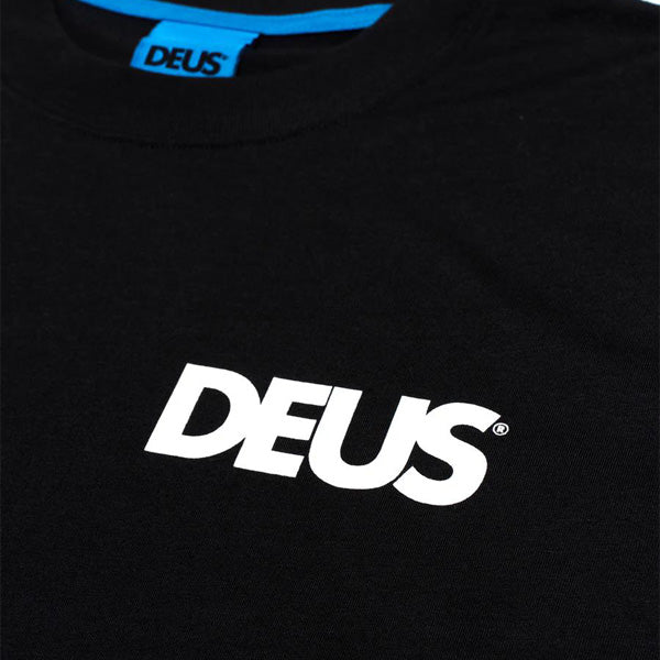 DEUS EX MACHINA ( デウスエクスマキナ ) / 半袖 Tシャツ / LOS ANGELES SURF ADDRESS TEE - BLACK / DMP251000C / メンズ