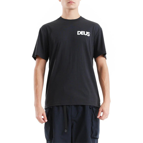 DEUS EX MACHINA ( デウスエクスマキナ ) / 半袖 Tシャツ / LOS ANGELES SURF ADDRESS TEE - BLACK / DMP251000C / メンズ