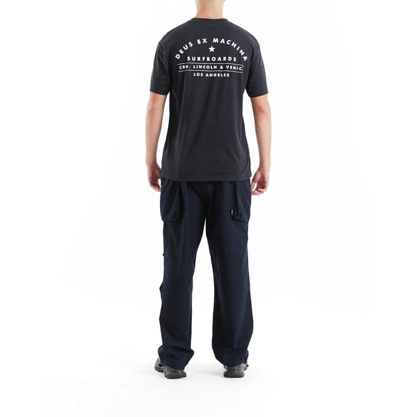 DEUS EX MACHINA ( デウスエクスマキナ ) / 半袖 Tシャツ / LOS ANGELES SURF ADDRESS TEE - BLACK / DMP251000C / メンズ