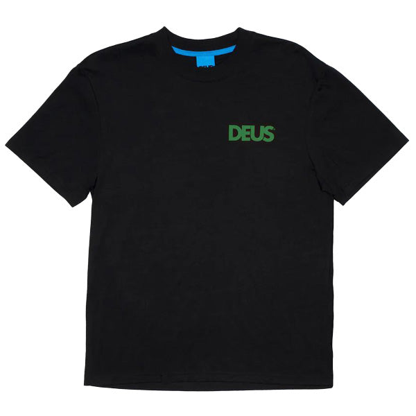 DEUS EX MACHINA ( デウスエクスマキナ ) / 半袖 Tシャツ / SAO PAULO SURF ADDRESS TEE - BLACK / DMP251000B / メンズ