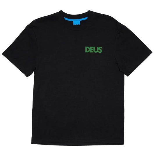 DEUS EX MACHINA ( デウスエクスマキナ ) / 半袖 Tシャツ / SAO PAULO SURF ADDRESS TEE - BLACK / DMP251000B / メンズ