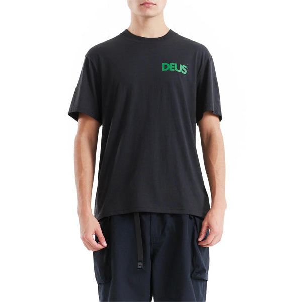 DEUS EX MACHINA ( デウスエクスマキナ ) / 半袖 Tシャツ / SAO PAULO SURF ADDRESS TEE - BLACK / DMP251000B / メンズ