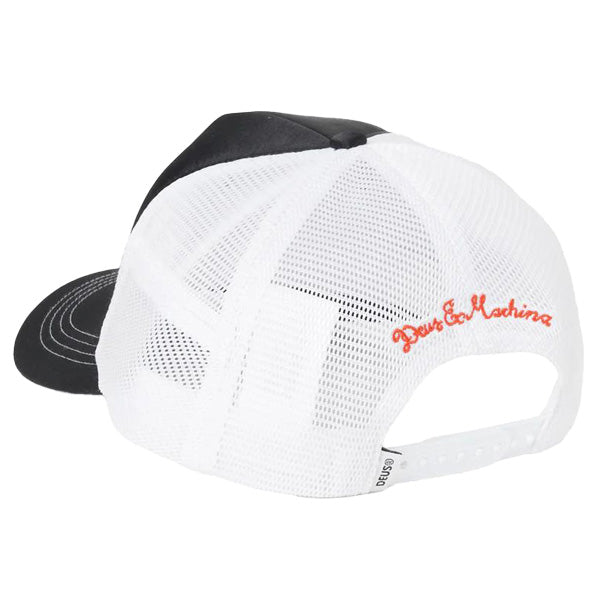 DEUS EX MACHINA ( デウスエクスマキナ ) / メッシュキャップ 帽子 / SHIELD LUXX TRUCKER - BLACK / DMP257172  / メンズ