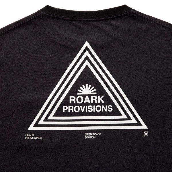 THE ROARK ロアーク / コットンタッチ 半袖ドライTシャツ / "PROVISIONS" Dri-Release TEE - BLACK / RTJDR1102-BLK / メンズ