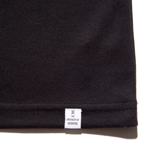 THE ROARK ロアーク / コットンタッチ 半袖ドライTシャツ / "PROVISIONS" Dri-Release TEE - BLACK / RTJDR1102-BLK / メンズ