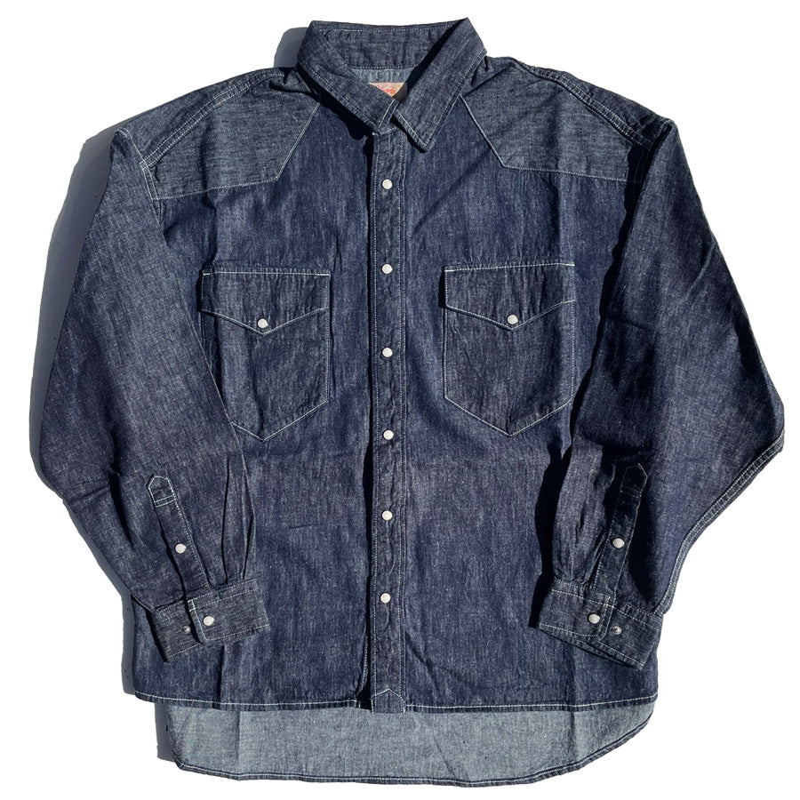 IMPRESTORE (インプレストア) / デニムシャツ / 6.5oz Basket Western Shirts (Dwayne) - ONE WASH / メンズ