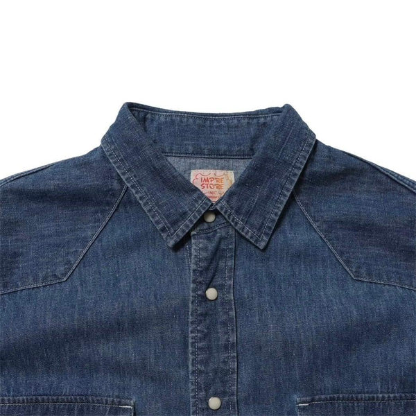 IMPRESTORE (インプレストア) / デニムシャツ / 6.5oz Basket Western Shirts (Dwayne) - VINTAGE WASH / メンズ