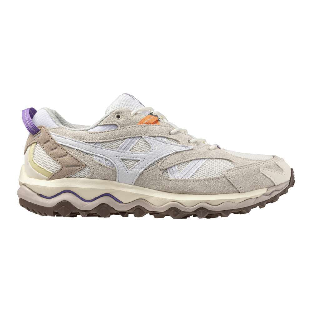 FULL L D1 Lサイズ 中古 使用数回のみ 美品 Mizuno Sportstyle WAVE MUJIN TL “Light Beige/White/Purple