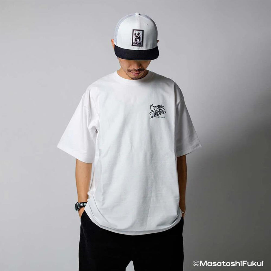 【店頭のみ5月より販売開始】CHROME (クローム) / -6℃冷感 半袖 Tシャツ / LSC TEE WIDE FIT ESOW ver.1 - WHITE / JP246WTH / メンズ