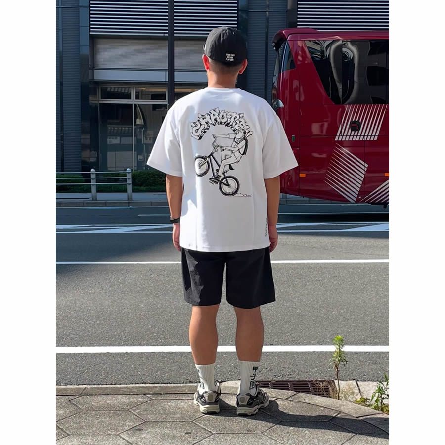 【店頭のみ5月より販売開始】CHROME (クローム) / -6℃冷感 半袖 Tシャツ / LSC TEE WIDE FIT ESOW ver.1 - WHITE / JP246WTH / メンズ