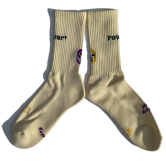 yours socks(ユアーズソックス) / 靴下 クルーソックス  / WRESTLER - LEMON / Y2505 / メンズ