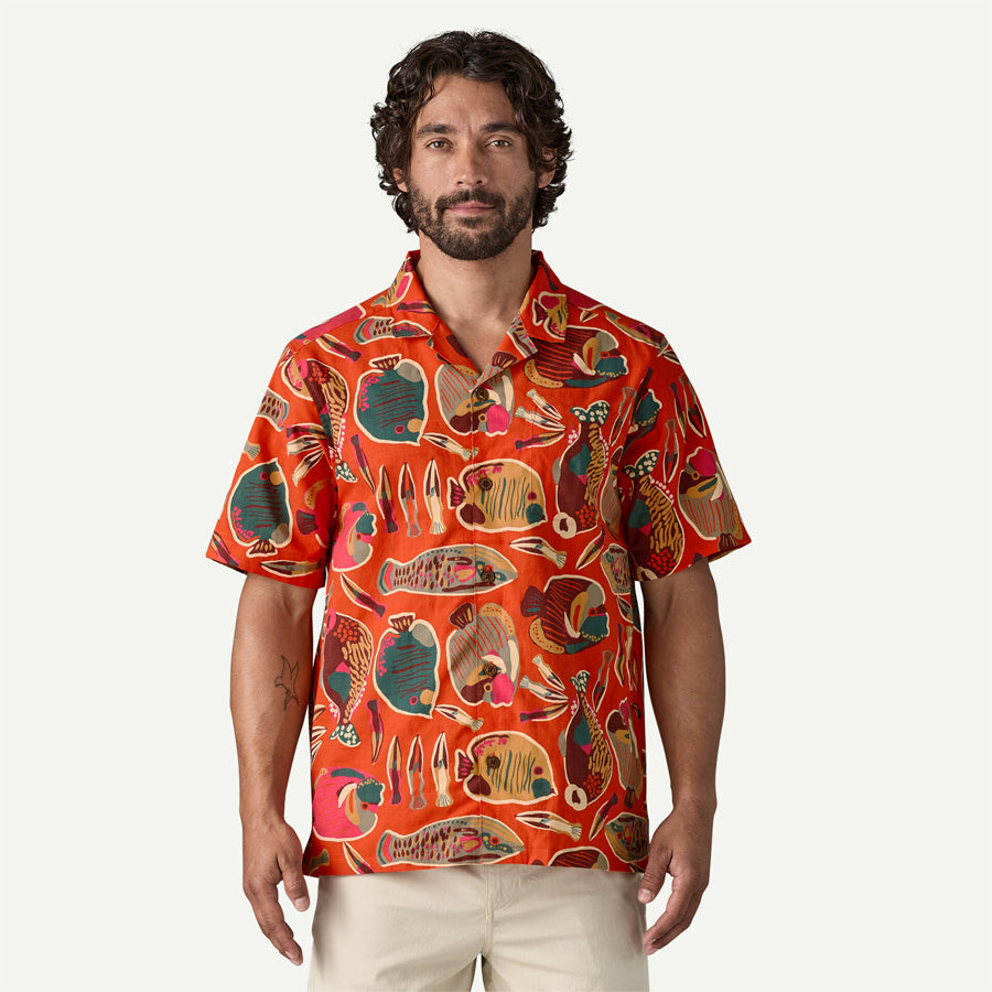 PATAGONIA(パタゴニア) / 半袖シャツ / Men's TIDAL THREADS CAMP SHIRT - POLLINATOR ORANGE / 52567 / メンズ