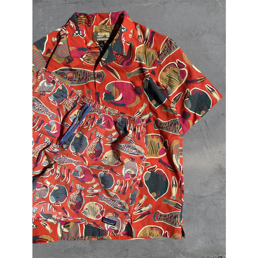 PATAGONIA(パタゴニア) / 半袖シャツ / Men's TIDAL THREADS CAMP SHIRT - POLLINATOR ORANGE / 52567 / メンズ