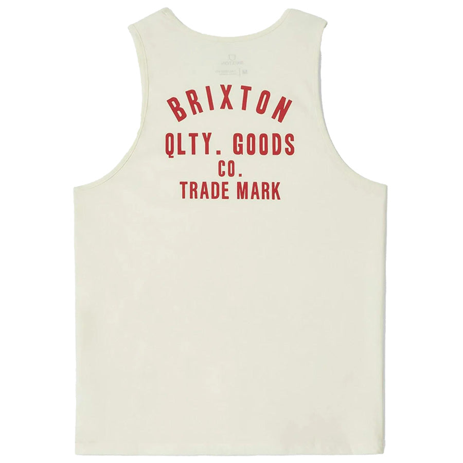 BRIXTON ( ブリクストン ) / タンクトップ / WOODBURN TANK TOP - OFF WHITE x CRIMSON / 22736-OFWCR