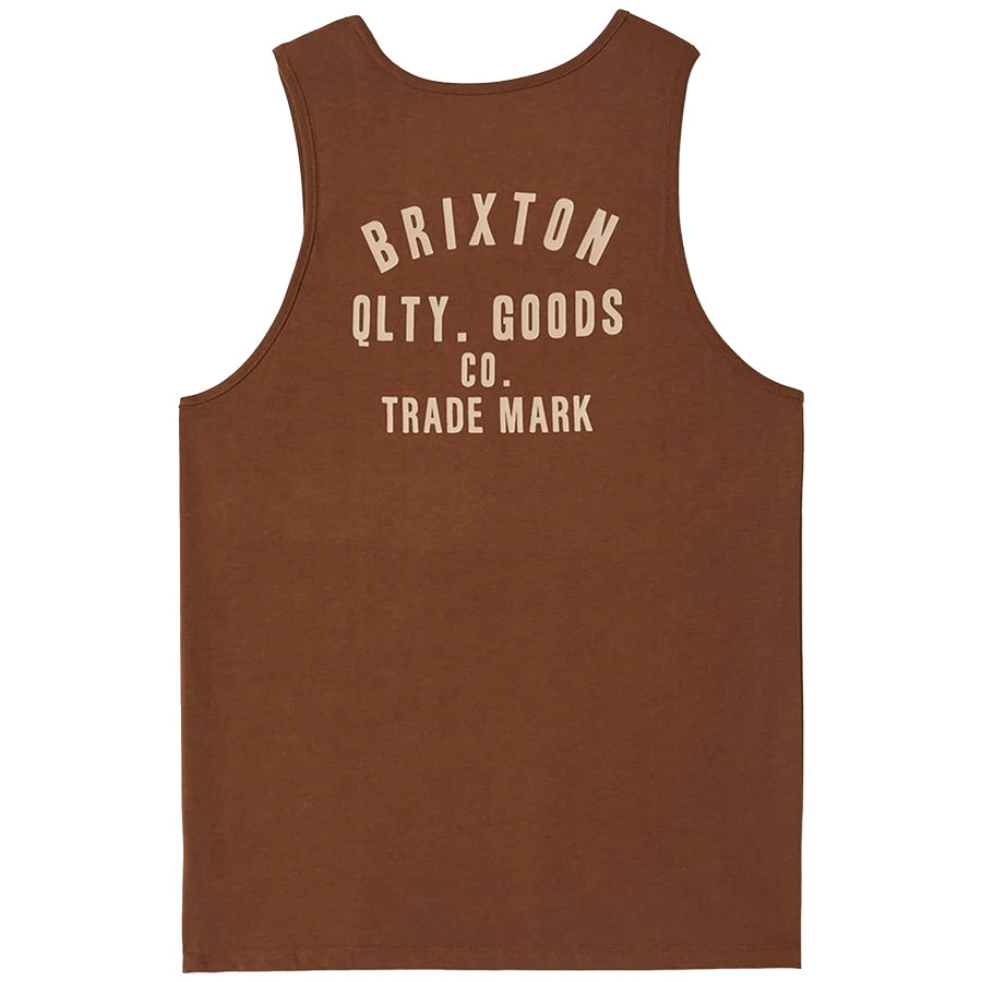 BRIXTON ( ブリクストン ) / タンクトップ / WOODBURN TANK TOP - PINECONE BROWN x HAZELNUT / 22736-PNCBH