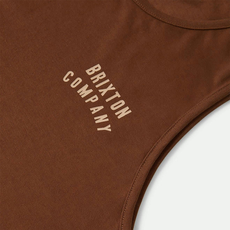 BRIXTON ( ブリクストン ) / タンクトップ / WOODBURN TANK TOP - PINECONE BROWN x HAZELNUT / 22736-PNCBH
