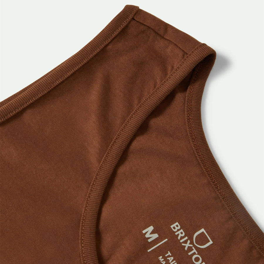 BRIXTON ( ブリクストン ) / タンクトップ / WOODBURN TANK TOP - PINECONE BROWN x HAZELNUT / 22736-PNCBH