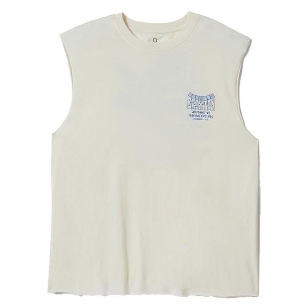 BRIXTON ( ブリクストン ) / タンクトップ ノースリーブ / HORSEPOWER MUSCLE TANK TOP - OFF WHITE / 22735-OFFWH
