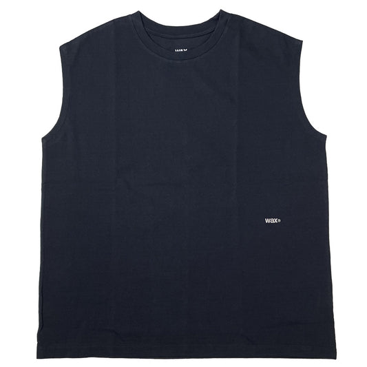 WAX(ワックス) / スリーブレスＴ / Sleeveless tee - CHARCOAL / WX-0351 / メンズ 日本製