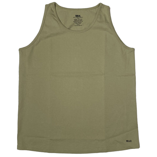 WAX(ワックス) / タンクトップ / Basic tank top - OLIVE / WX-0352 / メンズ 日本製