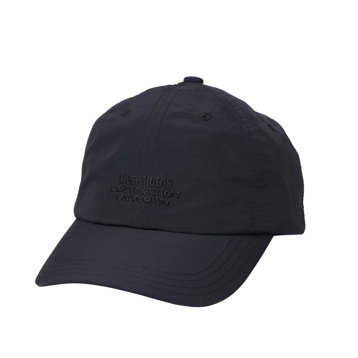 LIBERAIDERS(リベレイダース) / 6パネル キャップ / EMBROIDERY NYLON CAP - BLACK x BLACK / 719032501