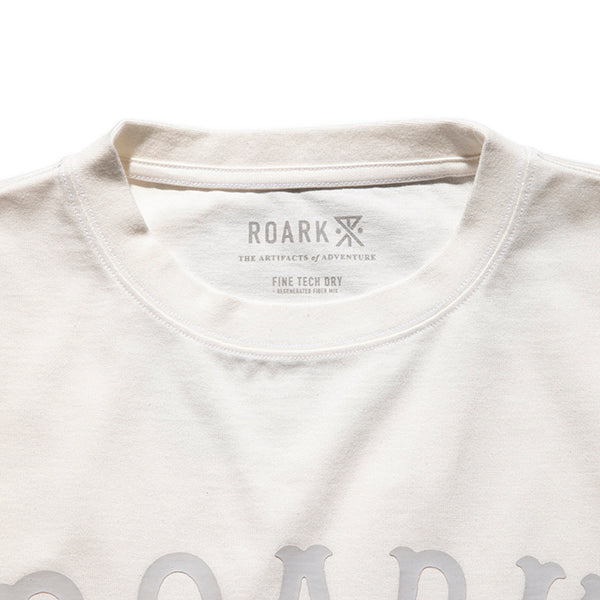 THE ROARK ロアーク / 半袖ドライTシャツ / "MEDIEVAL" FINE TECH DRY TEE - WHITE / RTJF1122-WHT / メンズ