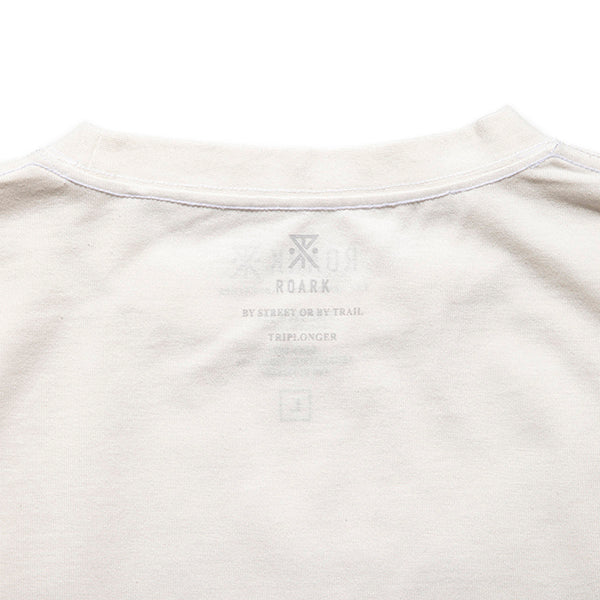 THE ROARK ロアーク / 半袖ドライTシャツ / "MEDIEVAL" FINE TECH DRY TEE - WHITE / RTJF1122-WHT / メンズ