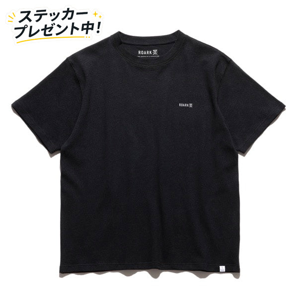 THE ROARK ロアーク / 半袖 Tシャツ / H/W HEMPCOTTON S/S TEE - BLACK / RTJH1120-BLK / メンズ