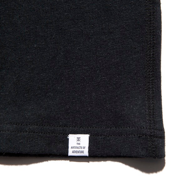 THE ROARK ロアーク / 半袖 Tシャツ / H/W HEMPCOTTON S/S TEE - BLACK / RTJH1120-BLK / メンズ