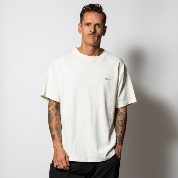 THE ROARK ロアーク / 半袖 Tシャツ / H/W HEMPCOTTON S/S TEE - WHITE / RTJH1120-WHT / メンズ