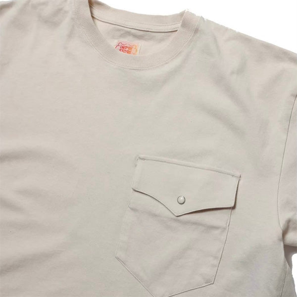 IMPRESTORE (インプレストア) / 半袖Tシャツ / DEVANEY SIDE OPEN POCKET TEE - IVORY / メンズ