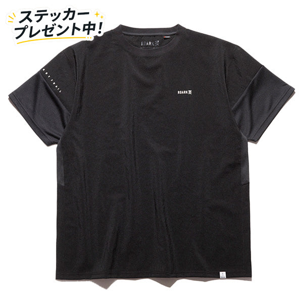 THE ROARK ロアーク / 半袖 Tシャツ ドライ / DELTA QD S/S TEE - BLACK / RTJPD1120-BLK / メンズ