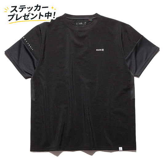 THE ROARK ロアーク / 半袖 Tシャツ ドライ / DELTA QD S/S TEE - BLACK / RTJPD1120-BLK / メンズ