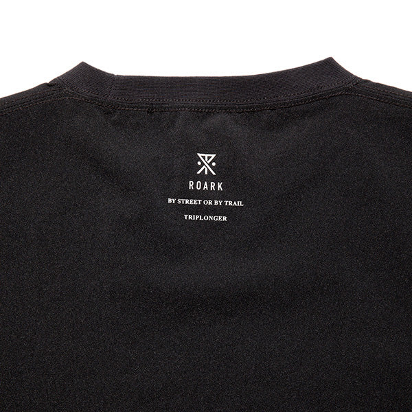 THE ROARK ロアーク / 半袖 Tシャツ ドライ / DELTA QD S/S TEE - BLACK / RTJPD1120-BLK / メンズ