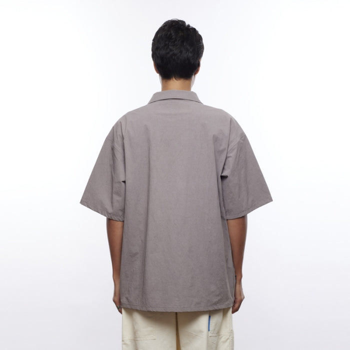 LIBERAIDERS(リベレイダース) / コーデュラ 半袖 シャツ / CORDURA 4WAY STRETCH SHIRT - GRAY / 712052501 / メンズ