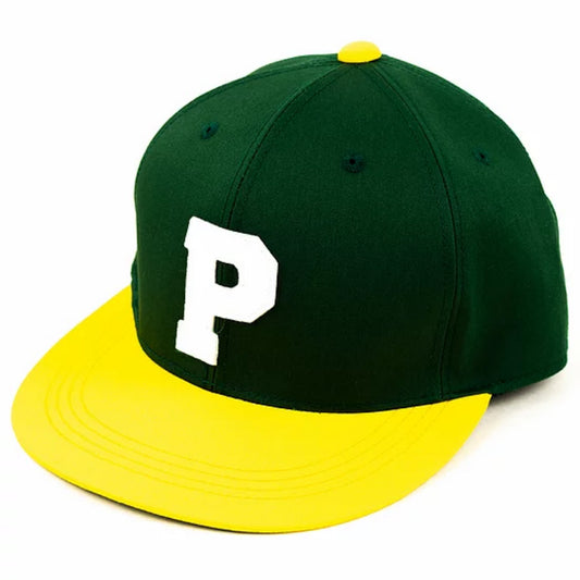 P01 プレイ / 帽子 キャップ / CLASSIC P B.B. CAP - GREEN x YELLOW / PLAY DESIGN プレイデザイン 22SS4BBCPGYL0