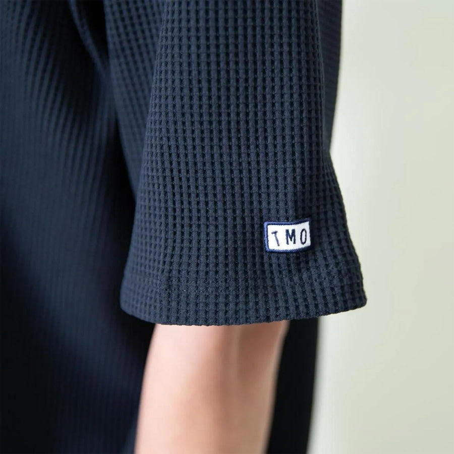 TURN ME ON(ターンミーオン) / 半袖 ワッフルサーマルＴ / ワッフルサーマルTEE - BLACK / 125-603 / メンズ