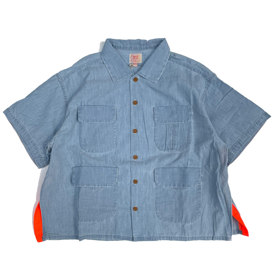 IMPRESTORE (インプレストア) / デニムシャツ /  PORTMAN OPEN COLLAR SHIRT - VINTAGE WASH / メンズ