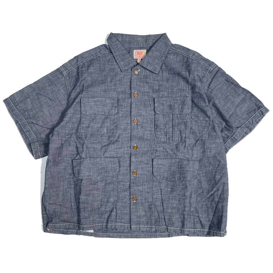 IMPRESTORE (インプレストア) / デニムシャツ /  PORTMAN OPEN COLLAR SHIRT - ONE WASH / メンズ