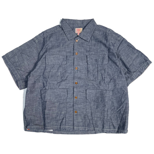 IMPRESTORE (インプレストア) / デニムシャツ /  PORTMAN OPEN COLLAR SHIRT - ONE WASH / メンズ
