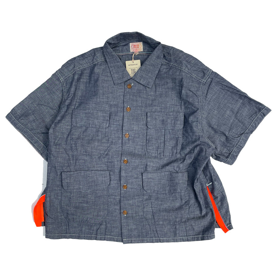IMPRESTORE (インプレストア) / デニムシャツ /  PORTMAN OPEN COLLAR SHIRT - ONE WASH / メンズ