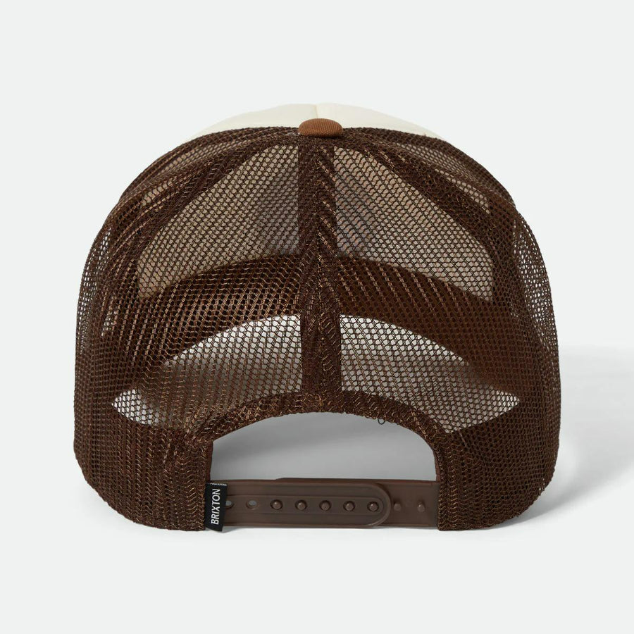 BRIXTON ( ブリクストン ) / キャップ 帽子 / OUT AFTER DARK NP HP TRUCKER HAT - BROWN x WHITE / 11974